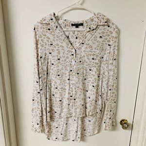 New 🌟 Velvet Heart Leopard Print Top